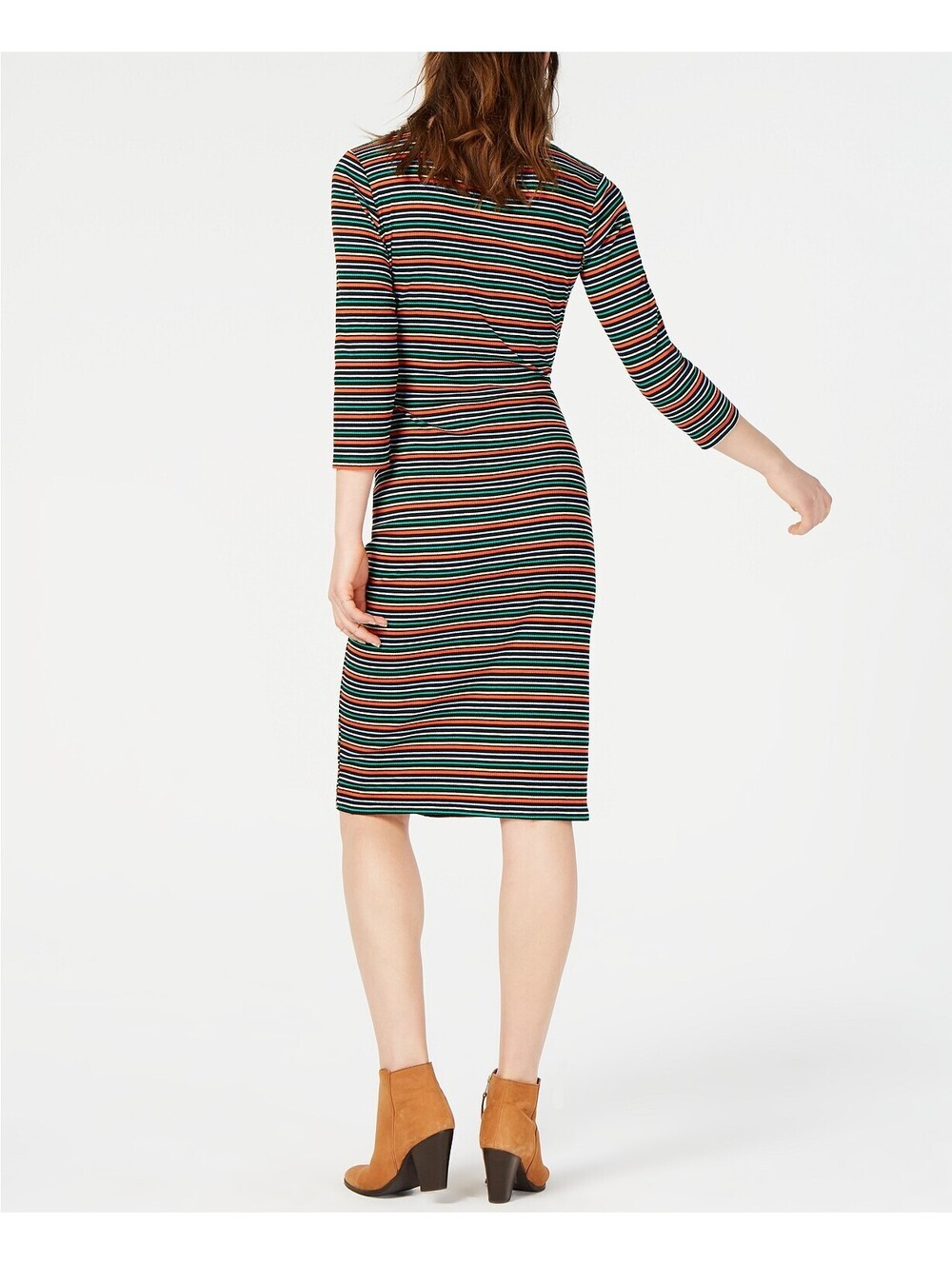 Ultra Flirt Juniors Striped Bodycon Dress Size XS - Picture 2 of 3